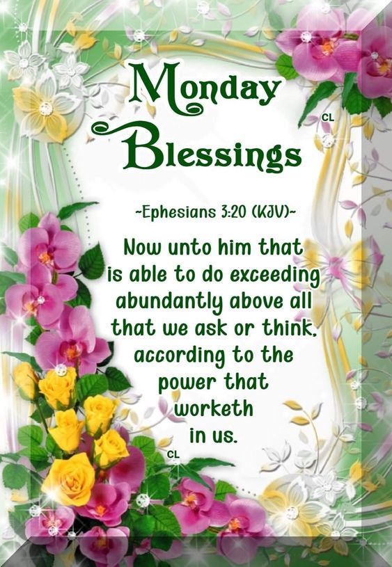 Monday Blessings quote
