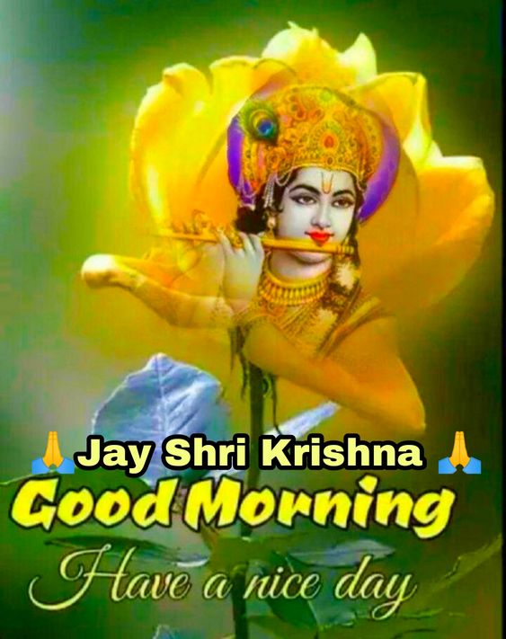 Jai shree Krishna have a Nice Day
