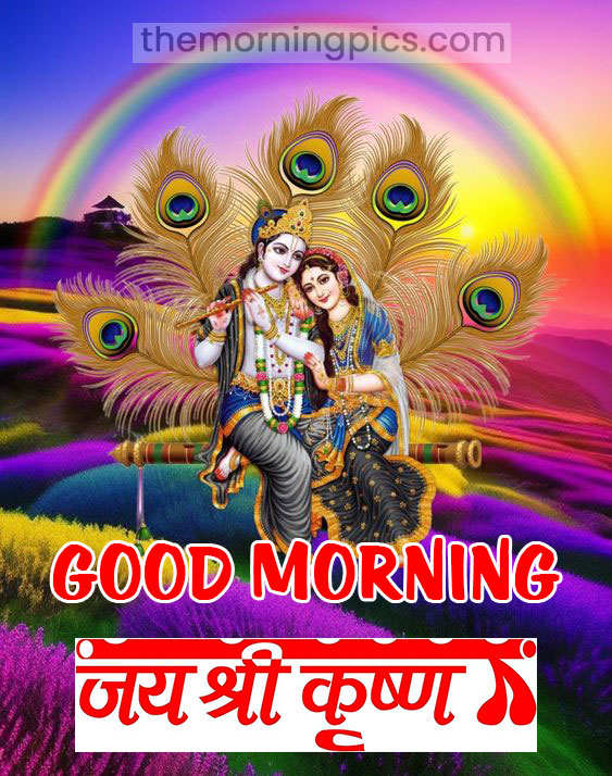 Radha krishna Good Morning