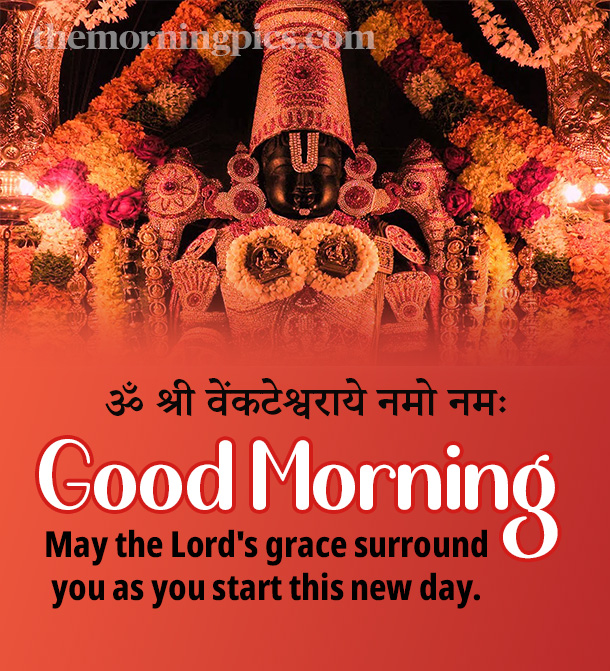 Good Morning Lord Venkateswara with morning blessing