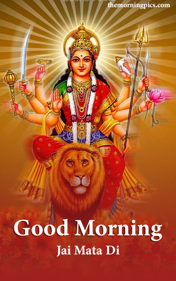 Durga Mata Images With Good Morning 1