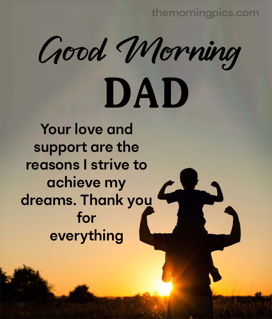 Father son good morning quotes
