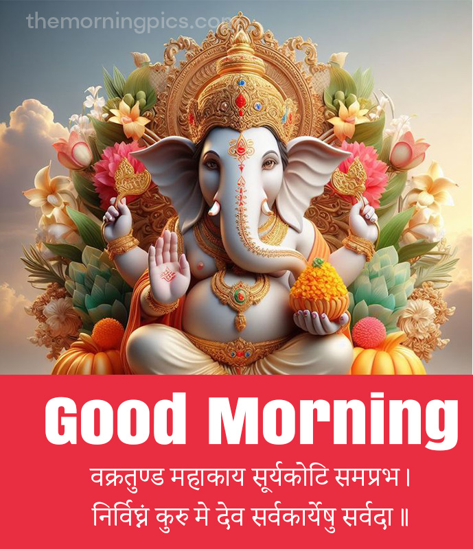 Ganesh Good Morning Blessings