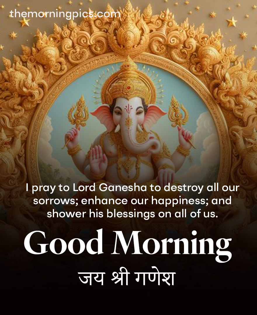 Ganesha Good Morning wishes in english
