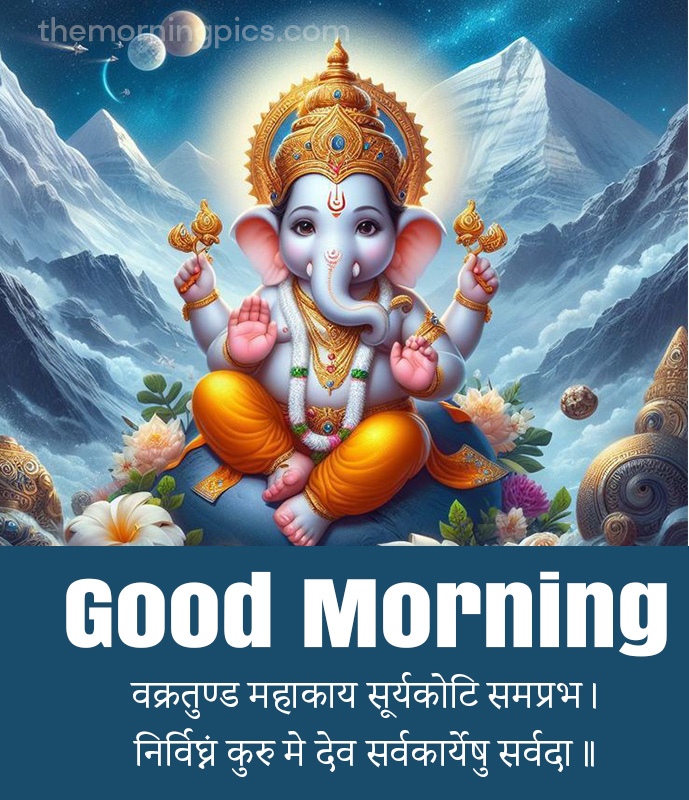Good Morning Images with Ganesh Ji