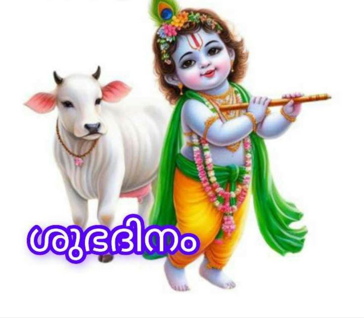 Good Morning Krishna Images In Malayalam