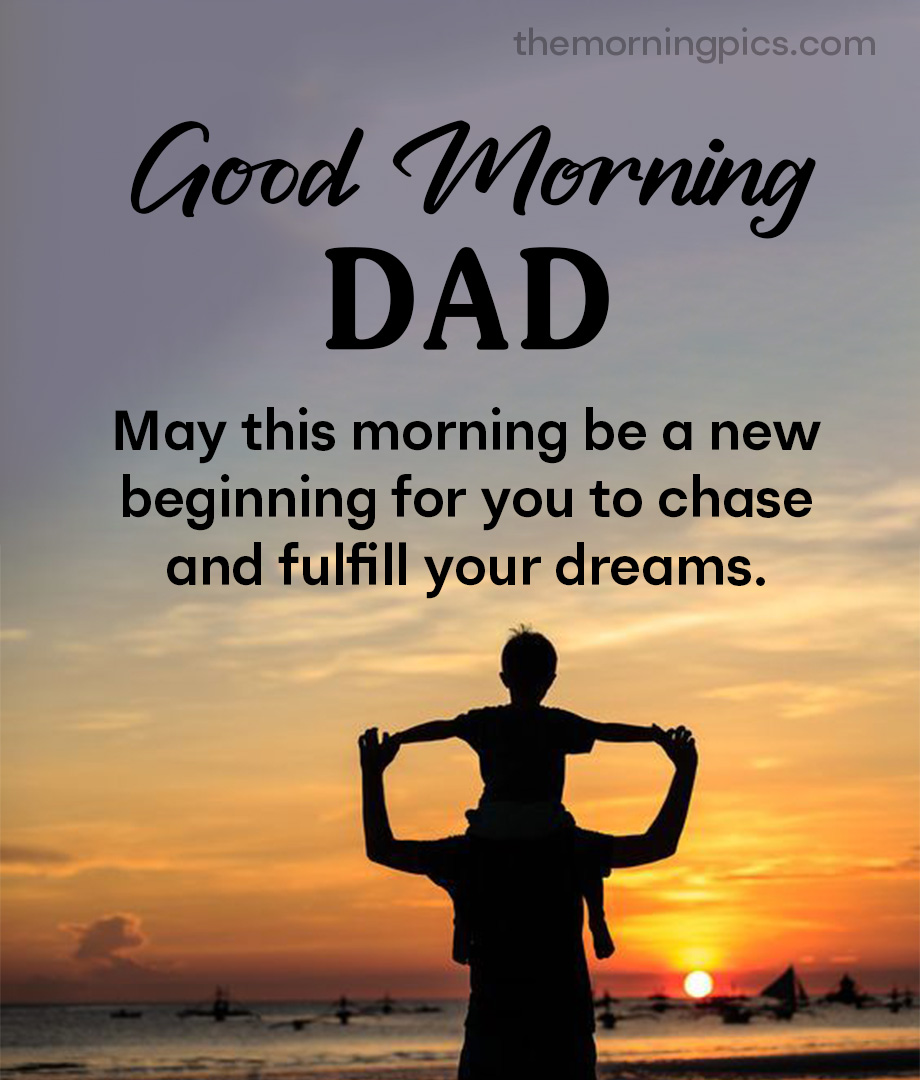 Good morning dad and son pictures
