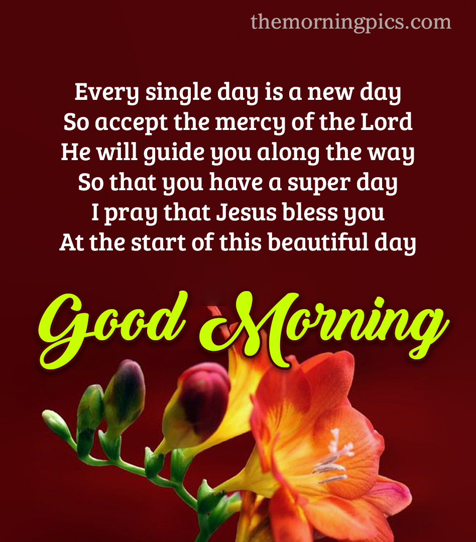 Jesus Blessing Morning message