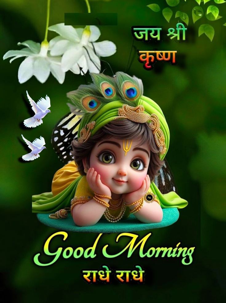 Krishna good morning greeting
