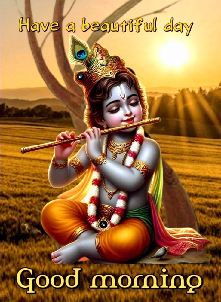 krishna blessings in good morning