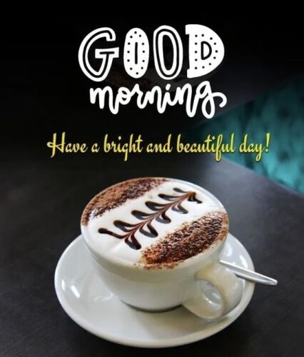 Coffee images with morning wishes