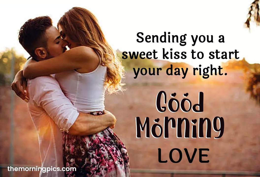 Romentic Kiss Picture for Morning