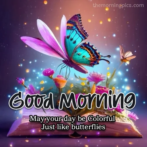 Butterfly good morning wishes