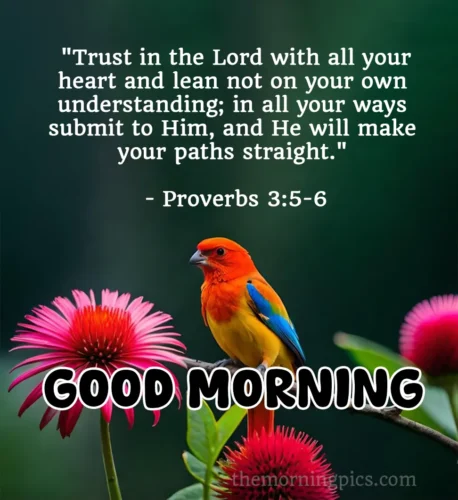 Morning Blessings Bible Words Image