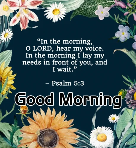 Morning Prayer Bible Verses Quote