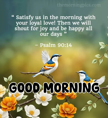 Morning Prayer Bible Verses Quote Beautiful Picture