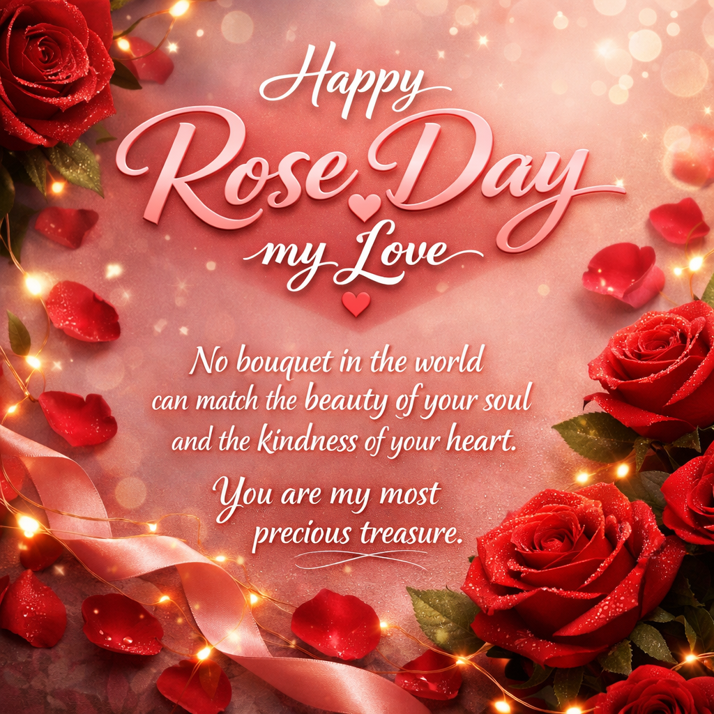 Happy Rose Day, my love