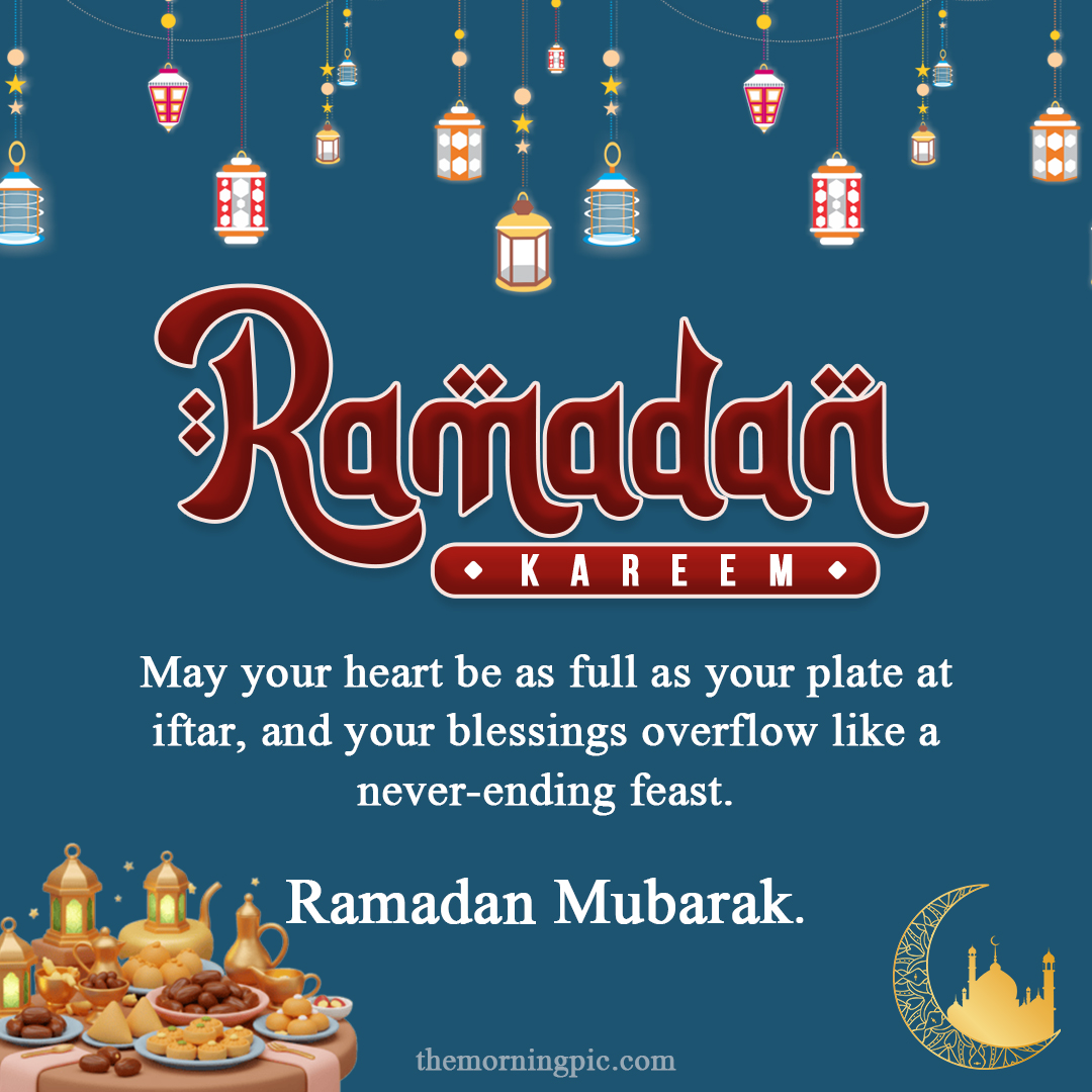 Ramadan Mubarak blessing
