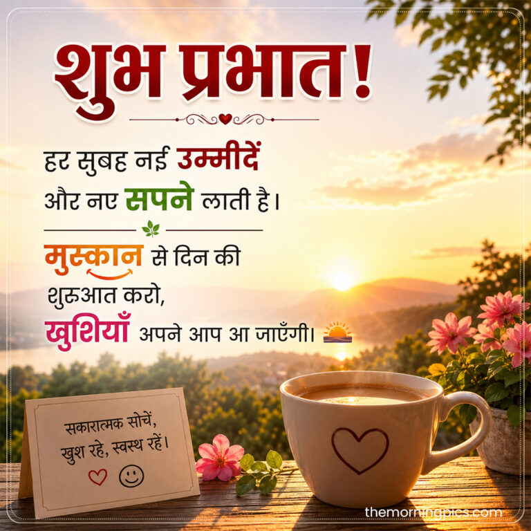 good morning quotes in hindi with images
