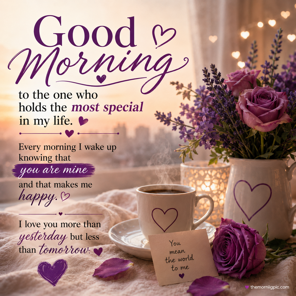 Good Morning long message to him