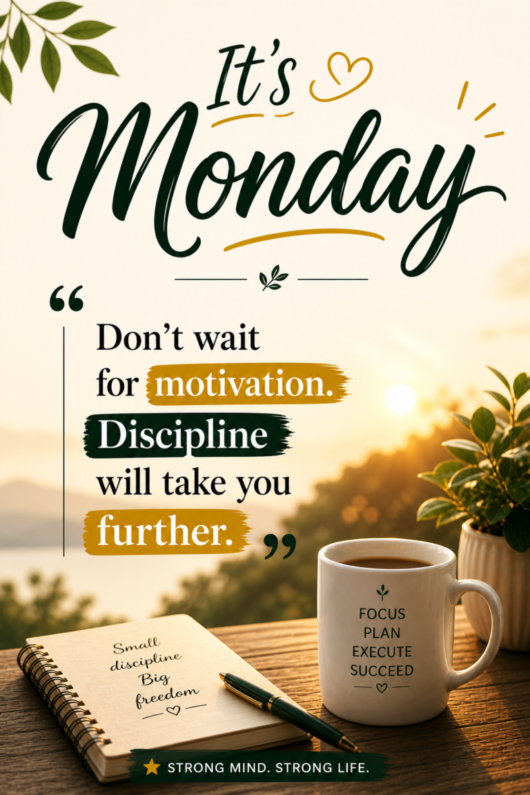 monday morning motivation