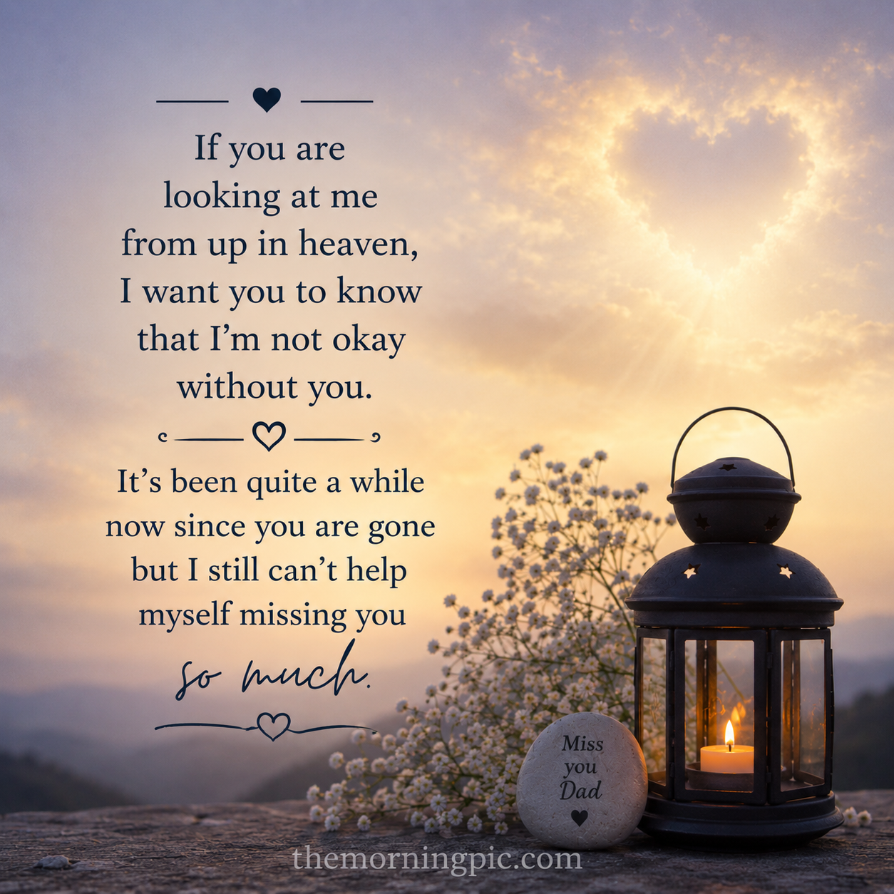 i miss you dad after death