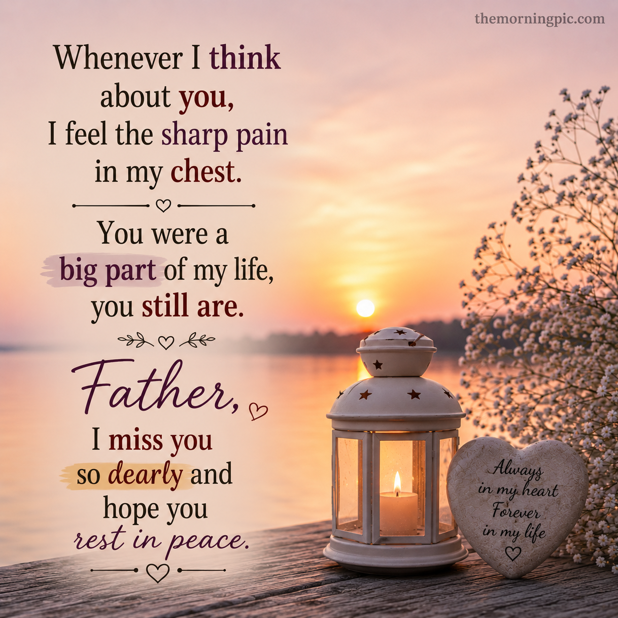 rest in peace dad message