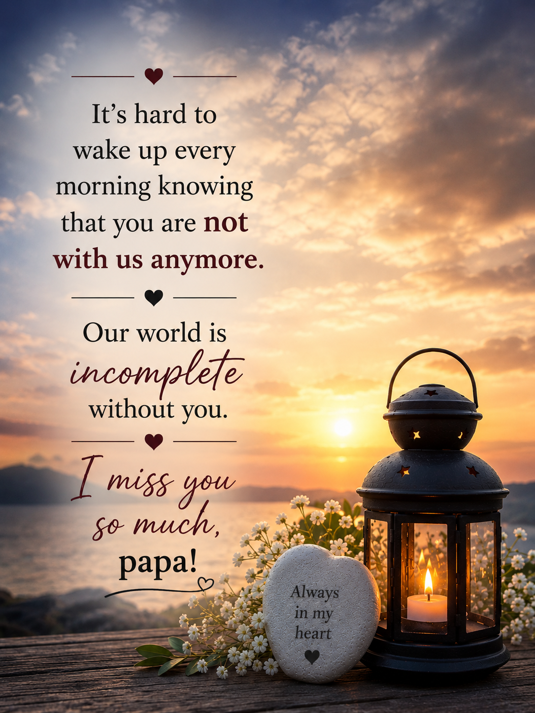 tribute to my late father