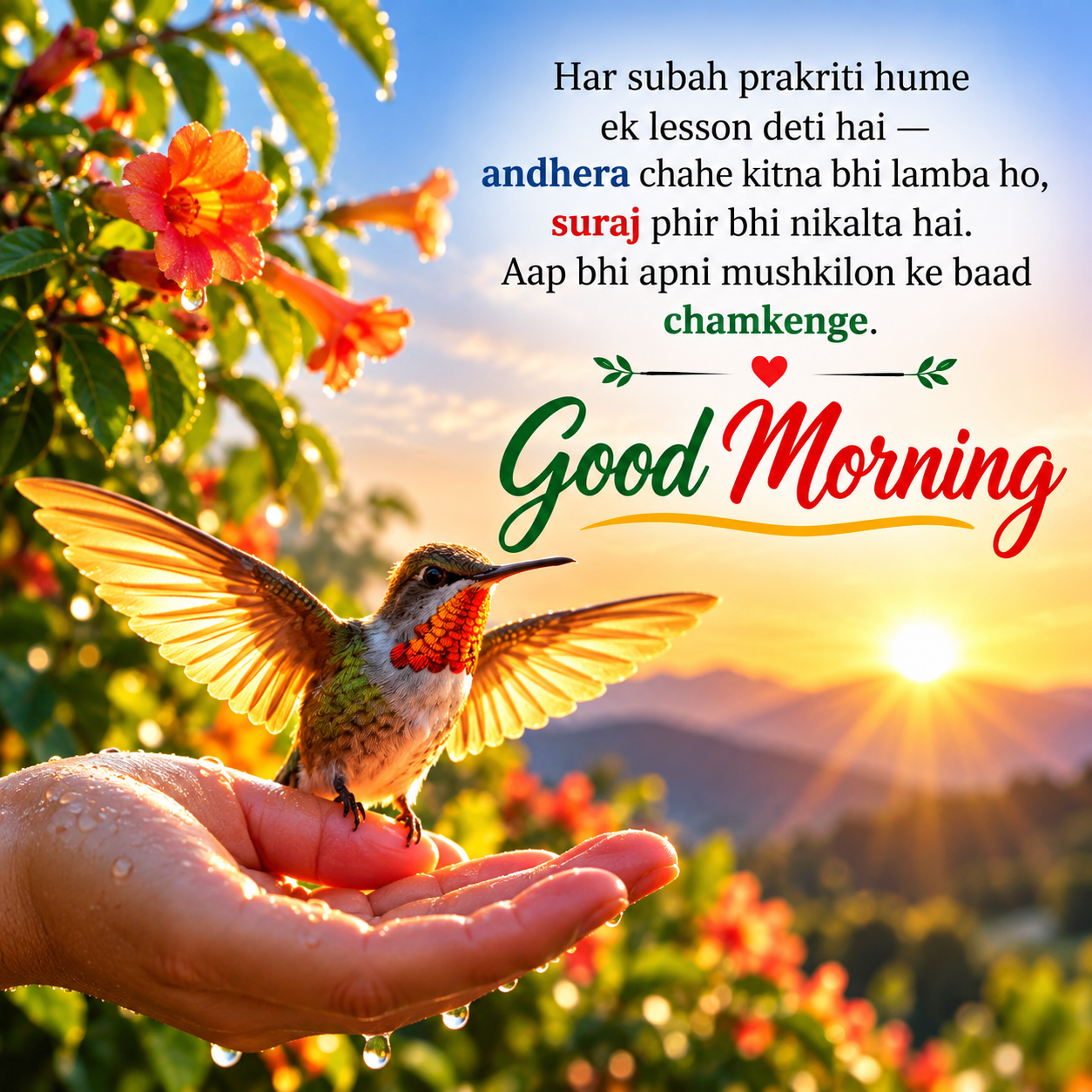 Flower Morning Quotes